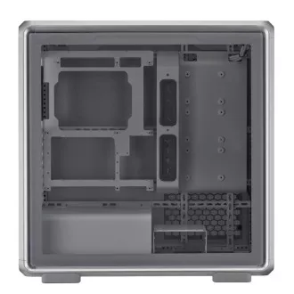 Cooler Master case MasterFrame 600, Priehľadná bočnica, ATX, 3x 140mm ARGB Fan, 1x 120mm ARGB Fan, ARGB Hub, Strieborná