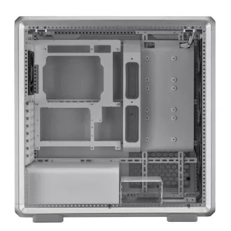 Cooler Master case MasterFrame 600, Priehľadná bočnica, ATX, 3x 140mm ARGB Fan, 1x 120mm ARGB Fan, ARGB Hub, Strieborná