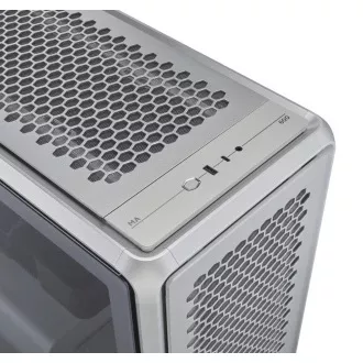Cooler Master case MasterFrame 600, Priehľadná bočnica, ATX, 3x 140mm ARGB Fan, 1x 120mm ARGB Fan, ARGB Hub, Strieborná