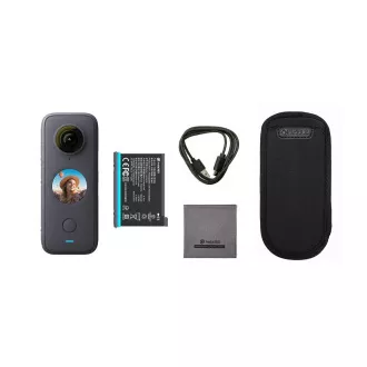 Insta360 ONE X2 akčná outdoorová kamera, vodotesná, dvojica 360 ° objektívov, 30 fps, ovládanie hlasom Insta360 ONE X2 akčná outdoorová kamera, vodotesná, dvojica 360 ° objektívov, 30 fps, ovládanie hlasom