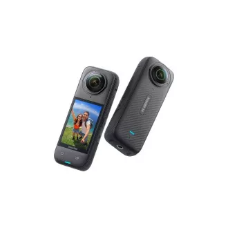 Insta360 X4 akčná kamera, 8K / 30 fps, 4K / až 100 fps, 6osý gyroskop, 360 ° záber, Active HDR, vodotesná