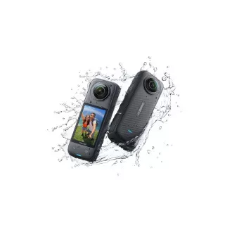 Insta360 X4 akčná kamera, 8K / 30 fps, 4K / až 100 fps, 6osý gyroskop, 360 ° záber, Active HDR, vodotesná