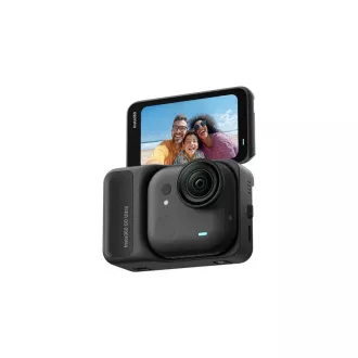 Insta360 GO Ultra miniatúrna akčná kamera, 4K Ultra HD, 60fps, magnetický systém uchytenia, čierna