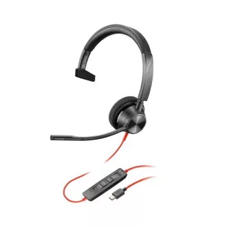 Poly Blackwire 3310 MS Teams náhlavná súprava, USB-C/A adaptér, mono Poly Blackwire 3310 MS Teams náhlavná súprava, USB-C/A adaptér, mono