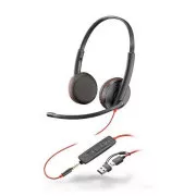 Poly Blackwire 3325 MS Teams náhlavná súprava, 3.5 mm jack + USB-C/A adaptér, stereo