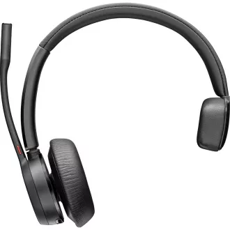 Poly Voyager 4310 bezdrôtová náhlavná súprava, BT700 USB-A/C adaptér, mono