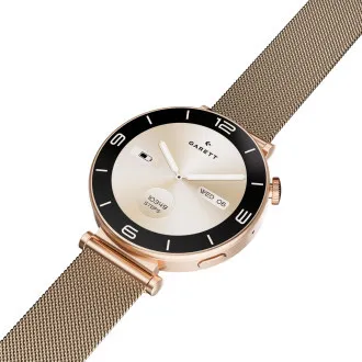 Garett Smartwatch ROSE zlatá, Mesh steel - Použité Garett Smartwatch ROSE zlatá, Mesh steel - Použité