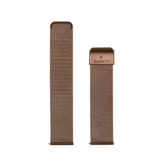 Garett univerzálny remienok 18 mm, zlatoružový kovový, typ Mesh rose gold