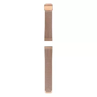 Garett univerzálny remienok 18 mm, zlatoružový kovový, typ Mesh rose gold