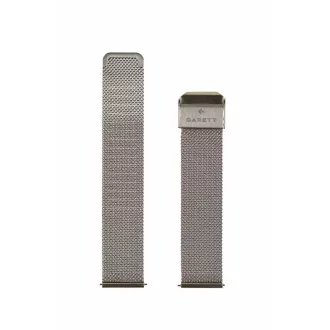Garett univerzálny remienok 18 mm, strieborný kovový, typ Mesh