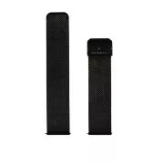 Garett univerzálny remienok 22 mm, čierny kovový, typ Mesh