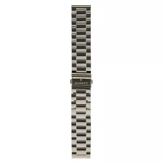 Garett univerzálny remienok 22 mm, strieborný kovový, typ Solid