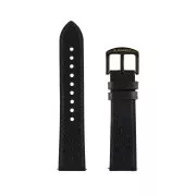 Garett univerzálny remienok 22 mm, čierny kožený