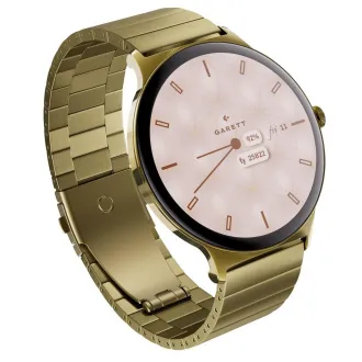 Garett Smartwatch Verona 2 zlatá SOLID steel Garett Smartwatch Verona 2 zlatá SOLID steel