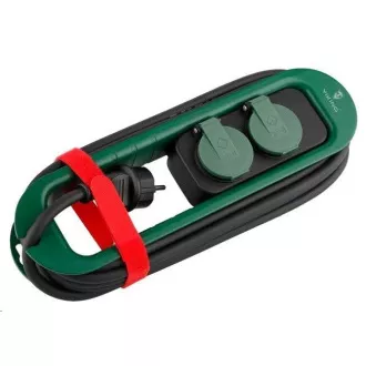Viking sieťová predlžovacia zásuvka R247, 2x AC 230V, IP44, dĺžka 4, 7 m