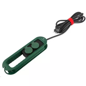 Viking sieťová predlžovacia zásuvka R247, 2x AC 230V, IP44, dĺžka 4, 7 m