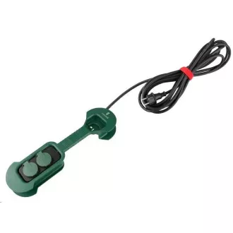 Viking sieťová predlžovacia zásuvka R280, 2x AC 230V, IP44, dĺžka 8 m