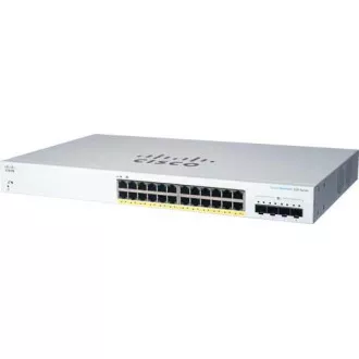Cisco switch CBS220-24P-4X (24xGbE, 4xSFP+, 24xPoE+, 195W) - REFRESH Cisco switch CBS220-24P-4X (24xGbE, 4xSFP+, 24xPoE+, 195W) - REFRESH