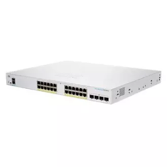 Cisco switch CBS250-24P-4G-UK (24xGbE, 4xSFP, 24xPoE+, 195W, fanless) - REFRESH Cisco switch CBS250-24P-4G-UK (24xGbE, 4xSFP, 24xPoE+, 195W, fanless) - REFRESH