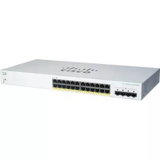 Cisco switch CBS220-24FP-4G (24xGbE, 4xSFP, 24xPoE+, 382W) - REFRESH Cisco switch CBS220-24FP-4G (24xGbE, 4xSFP, 24xPoE+, 382W) - REFRESH