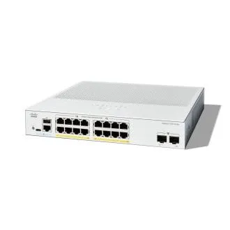 Cisco Catalyst switch C1200-16P-2G (16xGbE, 2xSFP, 16xPoE+, 120W, fanless) - REFRESH Cisco Catalyst switch C1200-16P-2G (16xGbE, 2xSFP, 16xPoE+, 120W, fanless) - REFRESH