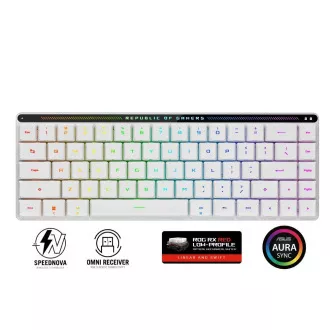 ASUS klávesnica ROG FALCHION RX Low profile (ROG NX Snow), US