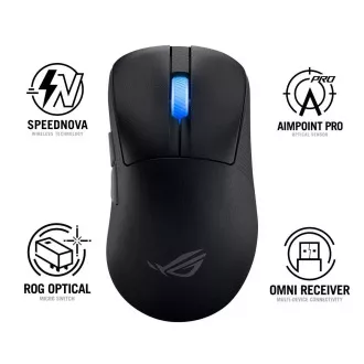 ASUS myš ROG Keris II Ace, bezdrôtová herná myš, čierna