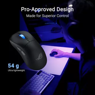 ASUS myš ROG Keris II Ace, bezdrôtová herná myš, čierna