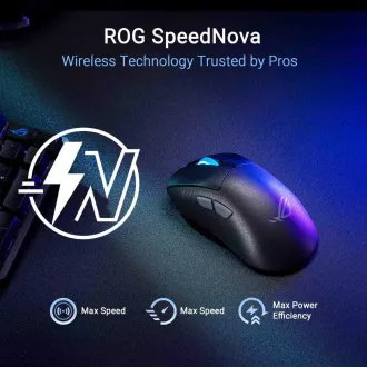 ASUS myš ROG Keris II Ace, bezdrôtová herná myš, čierna