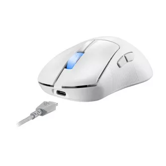 ASUS myš ROG Keris II Ace, bezdrôtová herná myš, biela