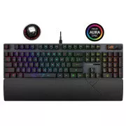 ASUS klávesnica ROG STRIX SCOPE II, mechanická, drôtová, ROG RX RED/PBT, US