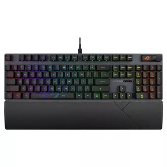 ASUS klávesnica ROG STRIX SCOPE II, mechanická, drôtová, ROG RX RED/PBT, US
