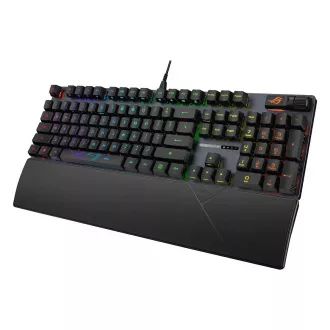 ASUS klávesnica ROG STRIX SCOPE II, mechanická, drôtová, ROG RX RED/PBT, US