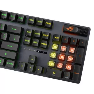 ASUS klávesnica ROG STRIX SCOPE II, mechanická, drôtová, ROG RX RED/PBT, US