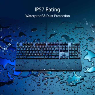ASUS klávesnica ROG STRIX SCOPE II, mechanická, drôtová, ROG RX RED/PBT, US