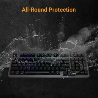 ASUS klávesnica TUF Gaming K3 GEN II, mechanická, CZ/SK, šedá