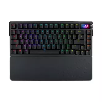 ASUS Klávesnica ROG Azoth Extreme, Mechanická, Bezdrôtová BT, RF 2.4GHz, US, čierna