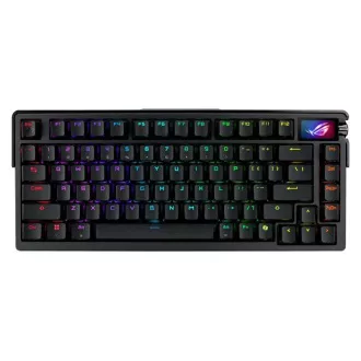 ASUS Klávesnica ROG Azoth Extreme, Mechanická, Bezdrôtová BT, RF 2.4GHz, US, čierna