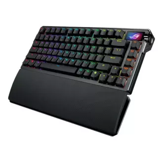 ASUS Klávesnica ROG Azoth Extreme, Mechanická, Bezdrôtová BT, RF 2.4GHz, US, čierna