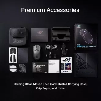 ASUS Herná myš ROG Harpe Ace Extreme, Bezdrôtová BT, RF 2.4GHz, čierna