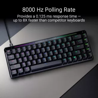 ASUS Klávesnica ROG FALCHION ACE HFX, Mechanická, Magnetický switch, USB, US, čierna