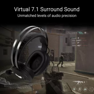 ASUS slúchadlá TUF Gaming H1 GEN II, Drôtový Herný Headset, čierna