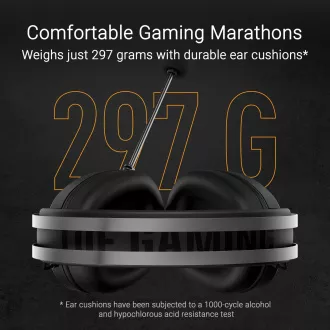 ASUS slúchadlá TUF Gaming H1 GEN II, Drôtový Herný Headset, čierna