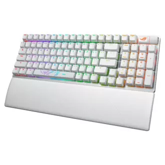 ASUS klávesnica ROG Strix Scope II 96 Wireless White (ROG RX RED / PBT) - US