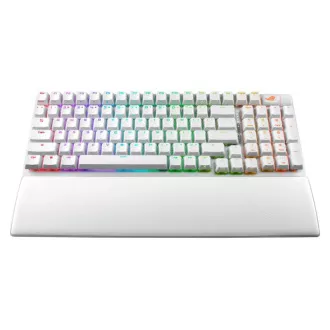 ASUS klávesnica ROG Strix Scope II 96 Wireless White (ROG RX RED / PBT) - US