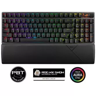 ASUS klávesnica ROG Strix Scope II 96 Wireless (ROG NX Snow) - CZ/SK