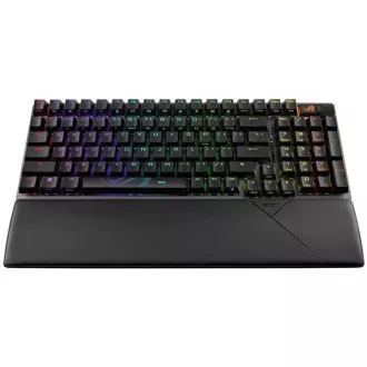 ASUS klávesnica ROG Strix Scope II 96 Wireless (ROG NX Snow) - CZ/SK