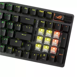 ASUS klávesnica ROG Strix Scope II 96 Wireless (ROG NX Snow) - CZ/SK