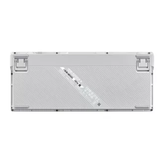 ASUS Klávesnica ROG Azoth X, Mechanická, Bezdrôtová BT, RF 2.4GHz, US, biela