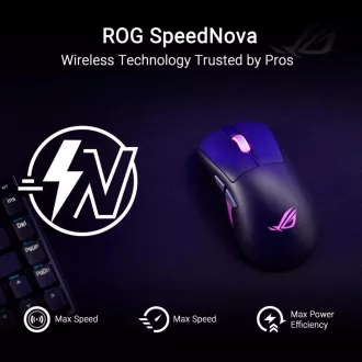 ASUS myš ROG Keris II Origin, bezdrôtová herná myš, čierna